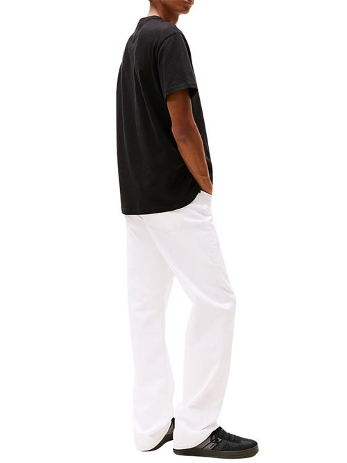 T-shirt nera in cotone Tommy Jeans | DM0DM20322BDS